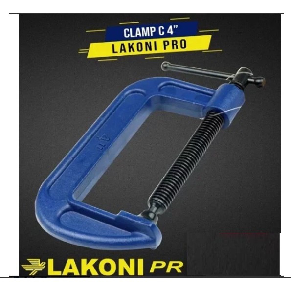Catok C Klem C Clamp G 4 Inch Catok Pres Klem Kayu Pengelasan