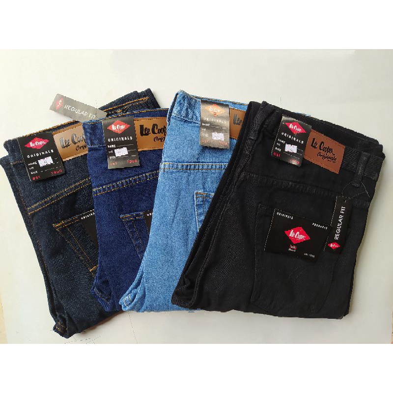 Celana Jeans Jumbo Pria Big size Lee Cooper