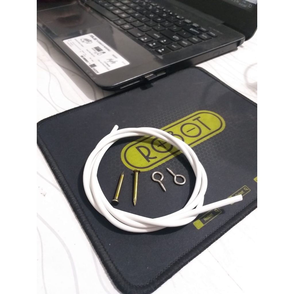 Cuii Shop KAWAT / GORDENG Spiral untuk Kolong Dapur Berhadiah PAKU +  BAUT O