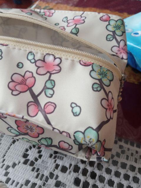 Tempat Tissue Basah Dan Kering 2in1 3in1 4in1 Bunga Krem