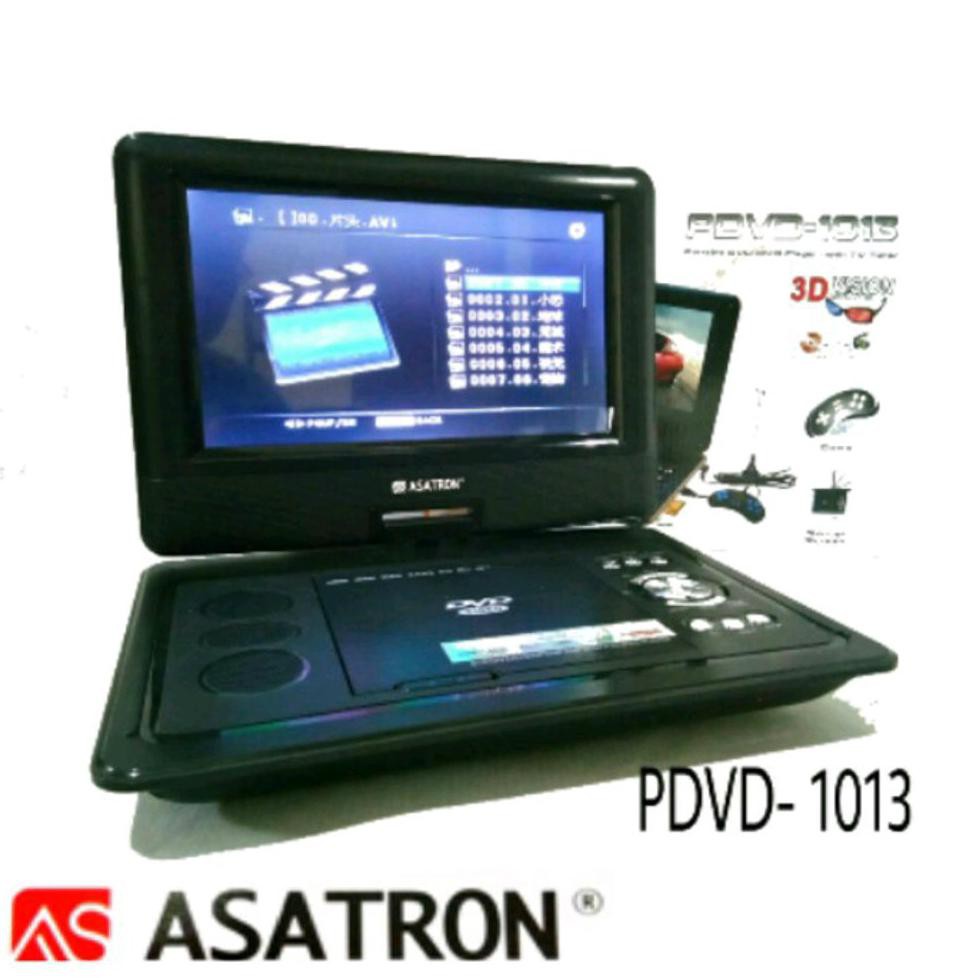 E0820 Portable 10 Asatron Pdvd-1013 Dvd Player Tv 3D Tuner Fm Radio New