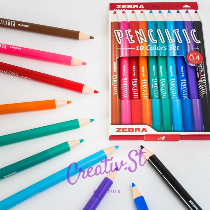 

MURAH Zebra Penciltic Fineliner 0.4 mm - Hijau