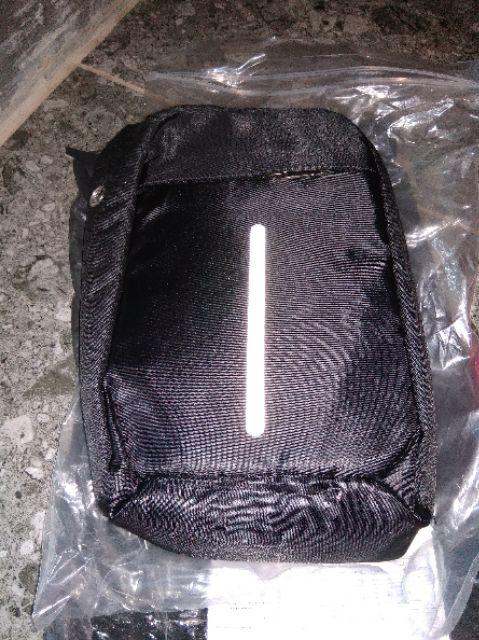 Ready Stock Anti Thief Usb Tas Selempang Smart Bag Theft Anti Maling Slempang Cowok Pria