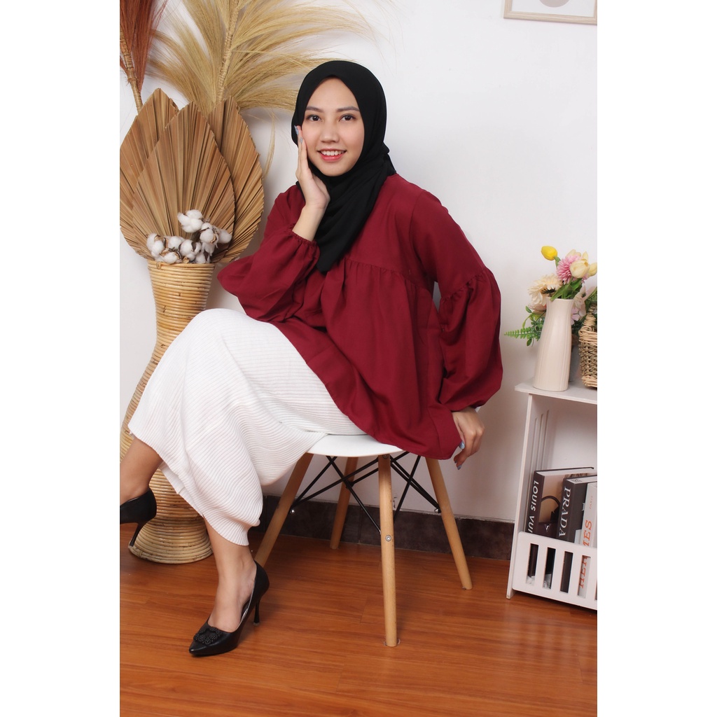 RX Fashion - Dealova Blouse / ALYNA Blouse Wanita / NAVA BLOUSE / INZA BLOUSE ( GRATIS ONGKIR ) -R1