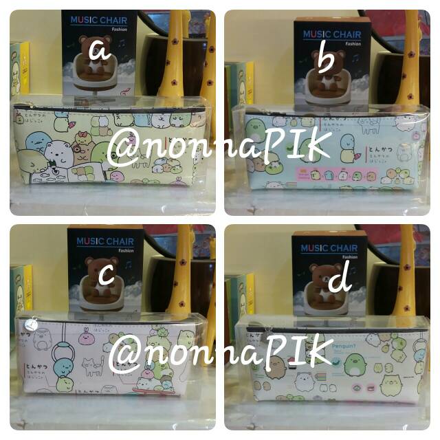 Tempat Pensil - Pencil Pensil Case Box Sumikko Gurashi Seleting Besar Kecil ORIGINAL Made in Japan