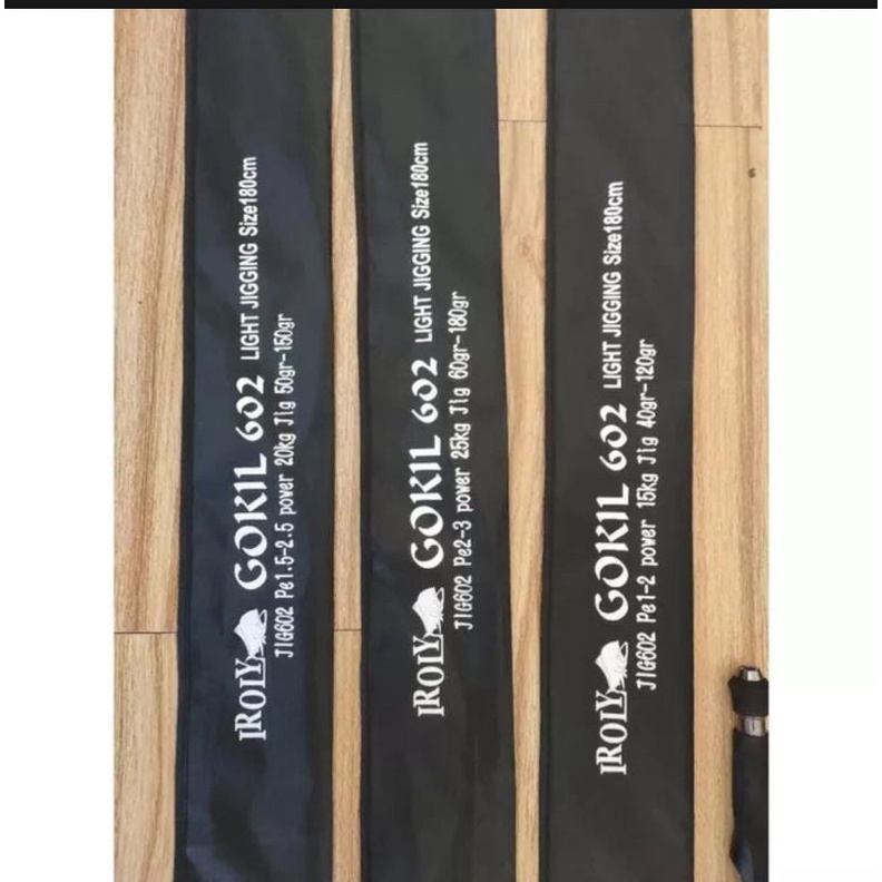 Joran light jigging Iroly Gokil 602 PE 1.5-2.5/PE 2-3/PE 3-4