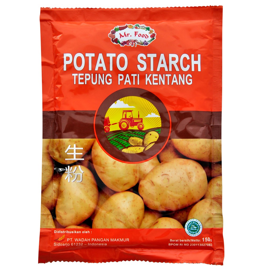 Potato Starch Tepung Pati  Kentang Mr Food 150gr 