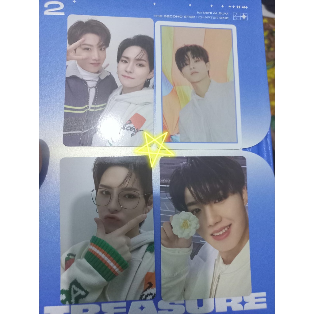 PHOTOCARD TREASURE THE SECOND STEP : JIHOON YOSHI JUNKYU DOYOUNG