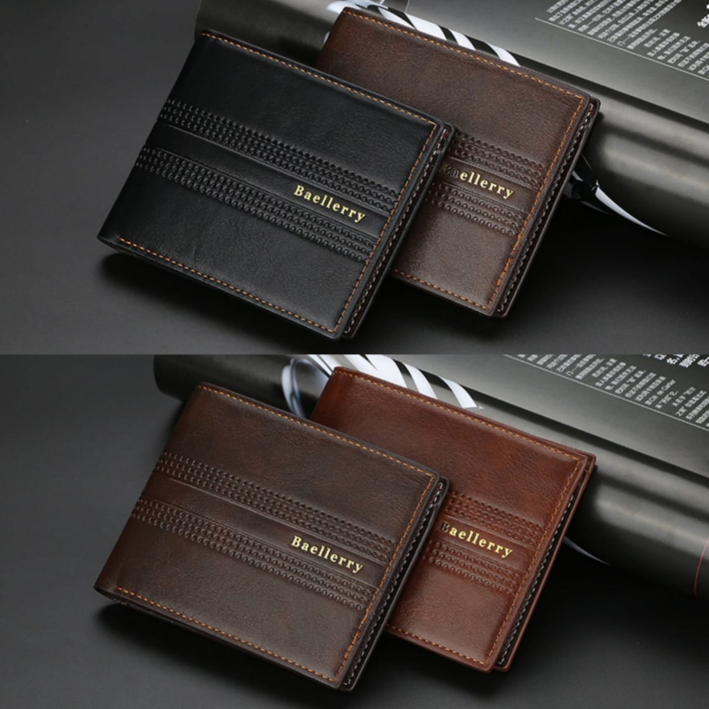 DOMPET LIPAT PRIA BAELLERRY ORIGINAL PREMIUM KULIT NARDO SLOT KARTU BANYAK TIPIS KEREN COWOK IMPORT PENDEK MURAH BATAM BRANDED