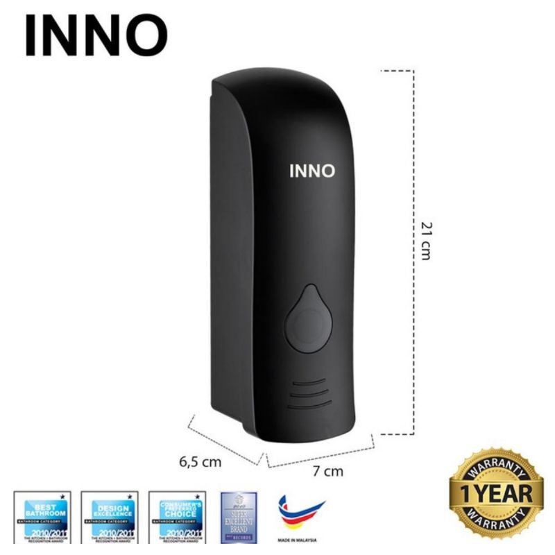 INNO soap dispenser single black / Dispenser sabun cair hand sanitizer