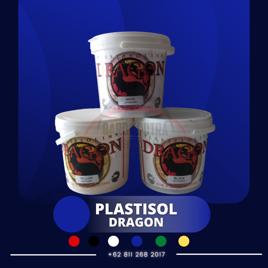 

PLASTISOL DRAGON BOTOL 1KG