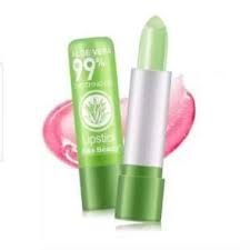 Pelembab bibir Lipbalm Lip Balm Lipstik aloevera 99% Memperbaiki tekstur bibir pecah-pecah tahan air