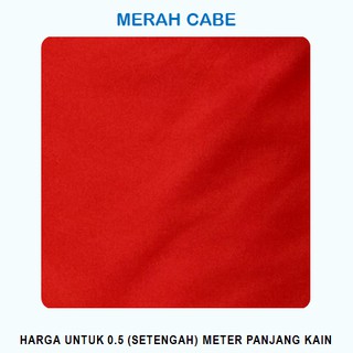 Kain Katun Mikro Warna Merah Cabe Merah Marun Maroon Merah Fanta Dan Pink Shopee Indonesia