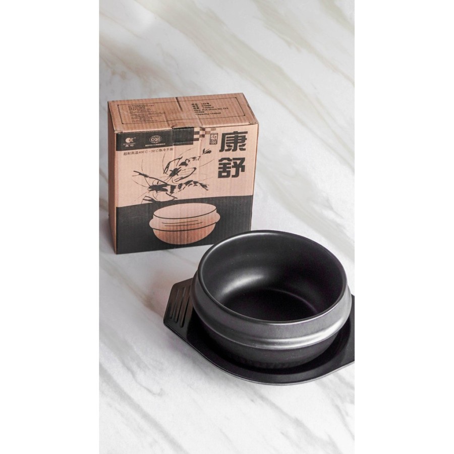 KOREAN STONE BOWL DOLSOT TUKBAEGI LENGKAP L