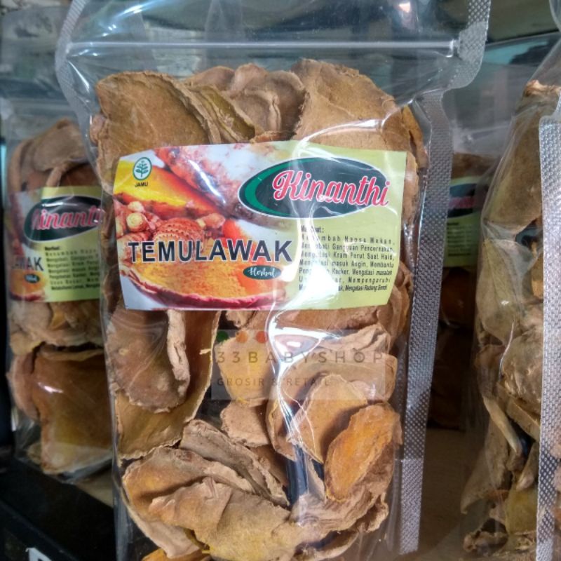 

Temulawak Potong Iris Kering Irisan Murah 250 gram