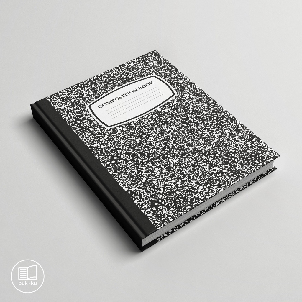 

Notebook custom Composition Book catatan buku composition book