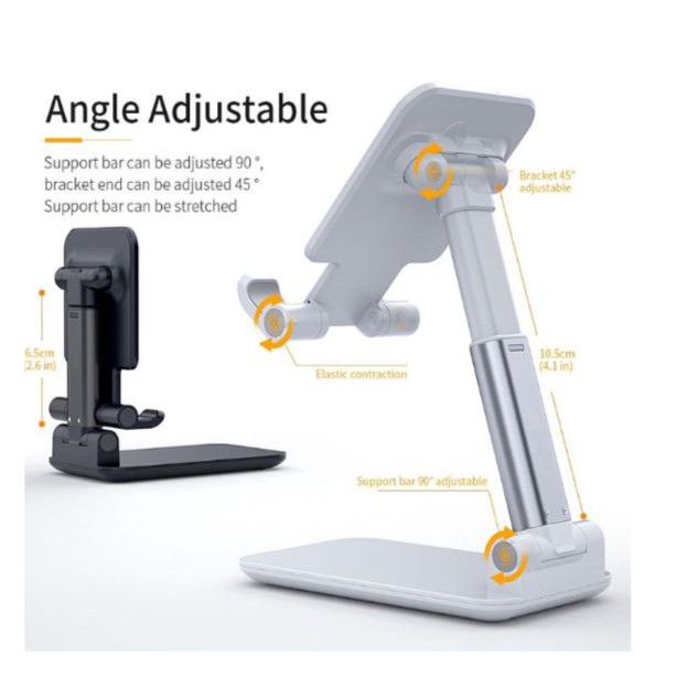 Foldable Desktop Phone Holder Tablet Stand Mobile Desk holder hp Stand Hp Ipad