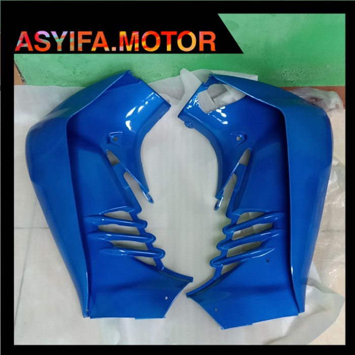 cover sayap samping Shogun 125 / 125 sp biru