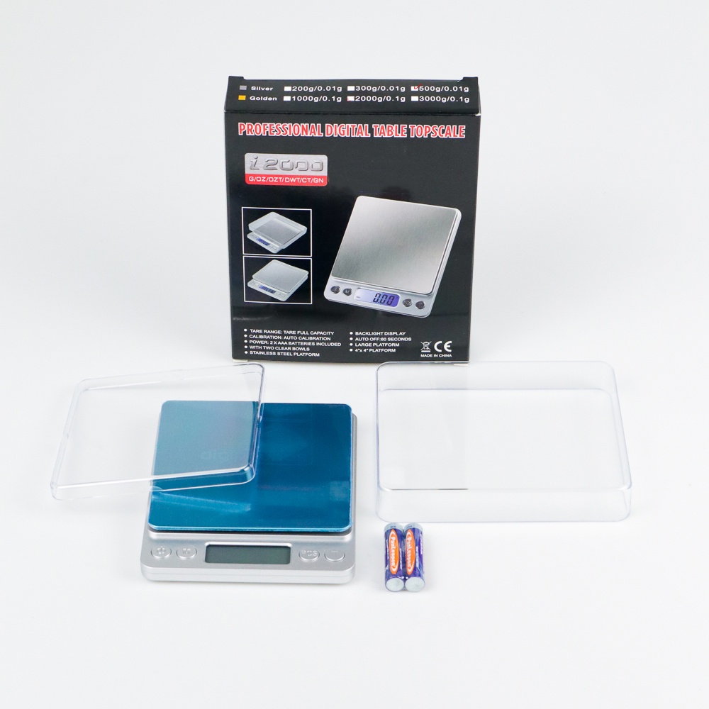 Taffware Digipounds Timbangan Dapur Mini Digital Scale 500g - 0.01g - i2000