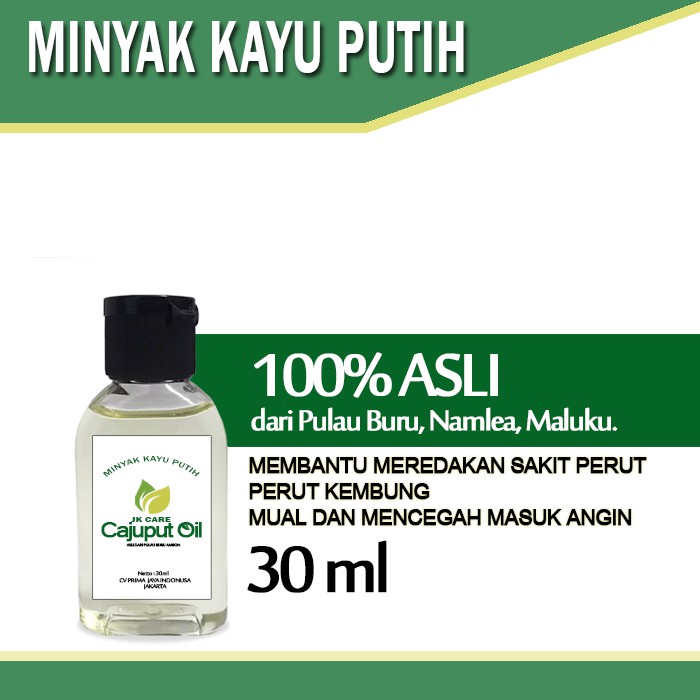 JKCARE Minyak Kayu Putih Ambon 100% ASLI PULAU BURU / CAJUPUT OIL 30ML