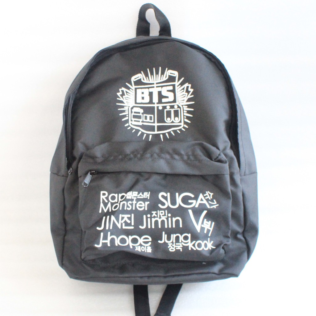 bts kpop tas ransel bangtan boys backpack tas distro sekolah