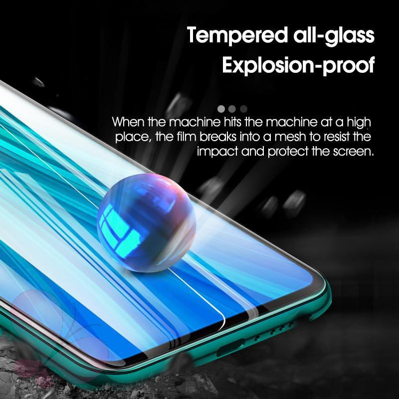 Pelindung Layar Tempered Glass 2 in 1 Untuk Xiaomi POCO M3 POCO X3 NFC Redmi 10A 9T 9 9C 8 8A Dual 8A Pro Redmi Note 9 9s 9pro 8 9 Note7