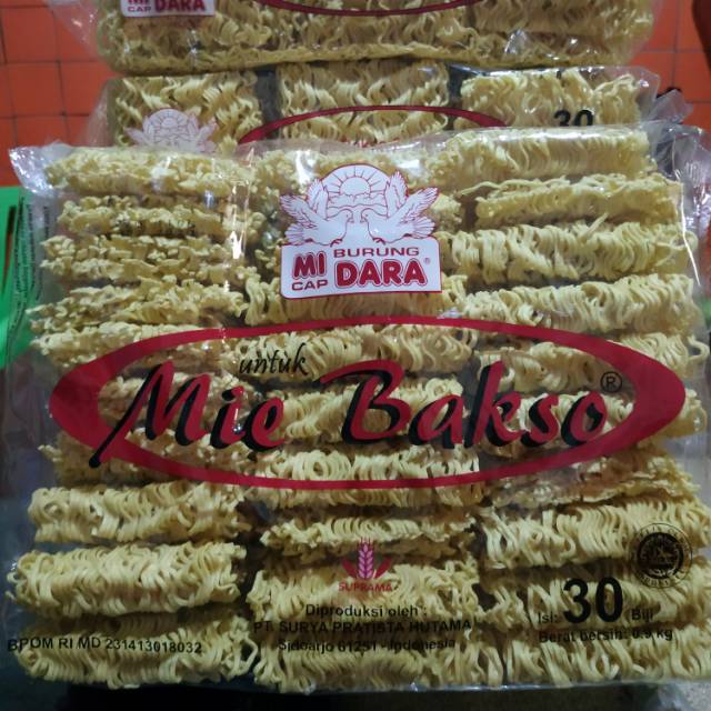 MIE BAKSO cap mi burung dara isi 30pc