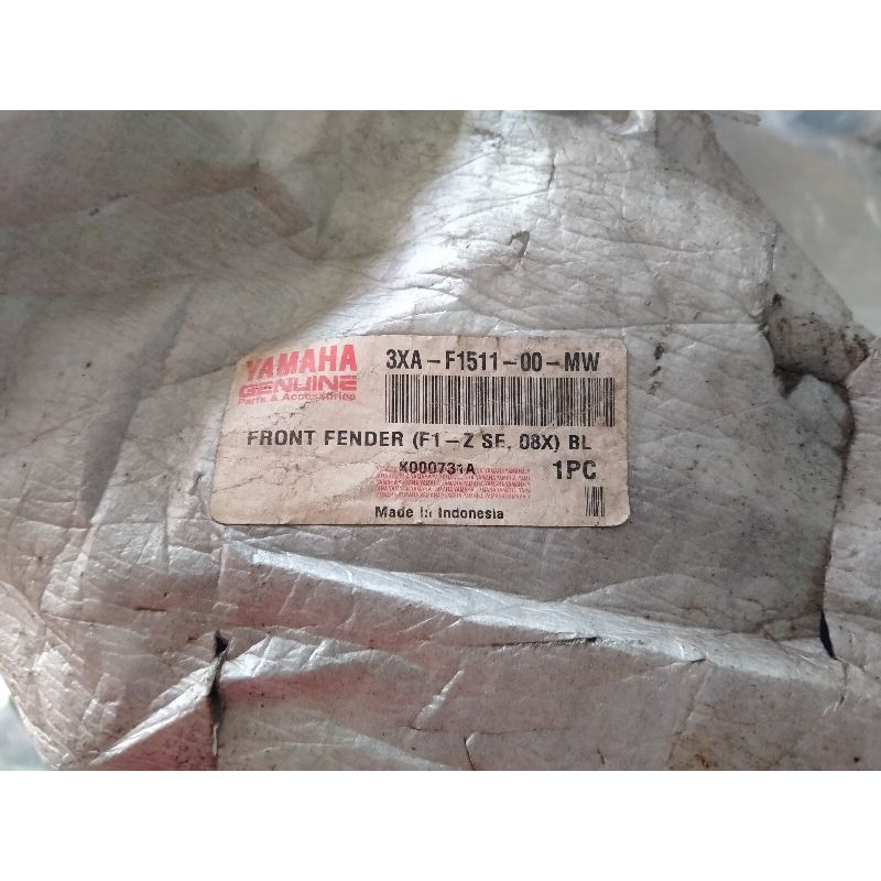 Spakbor Slebor Depan Yamaha Fiz F1Z SE Orisinil Biru Tua YGP Original