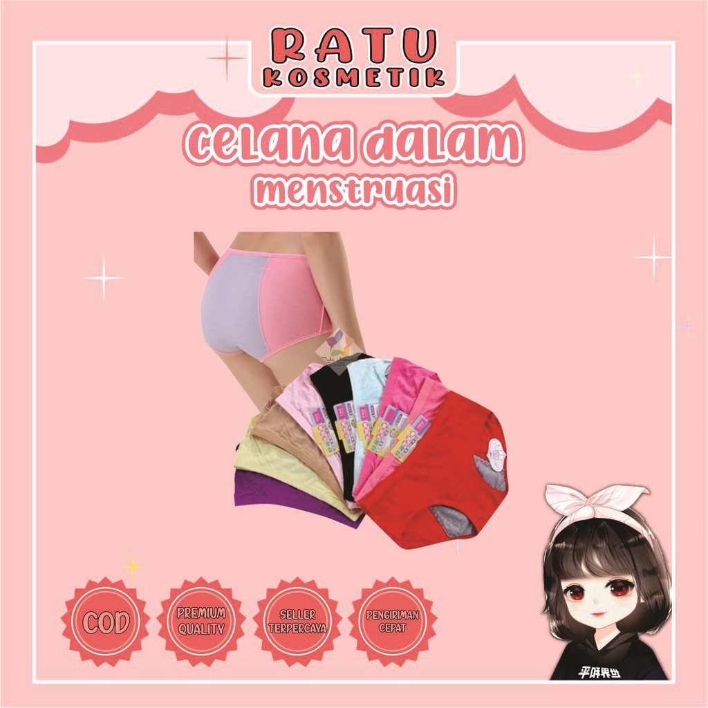 ❤ RATU ❤ Celana Dalam Mens Cewek | CD Menstruasi