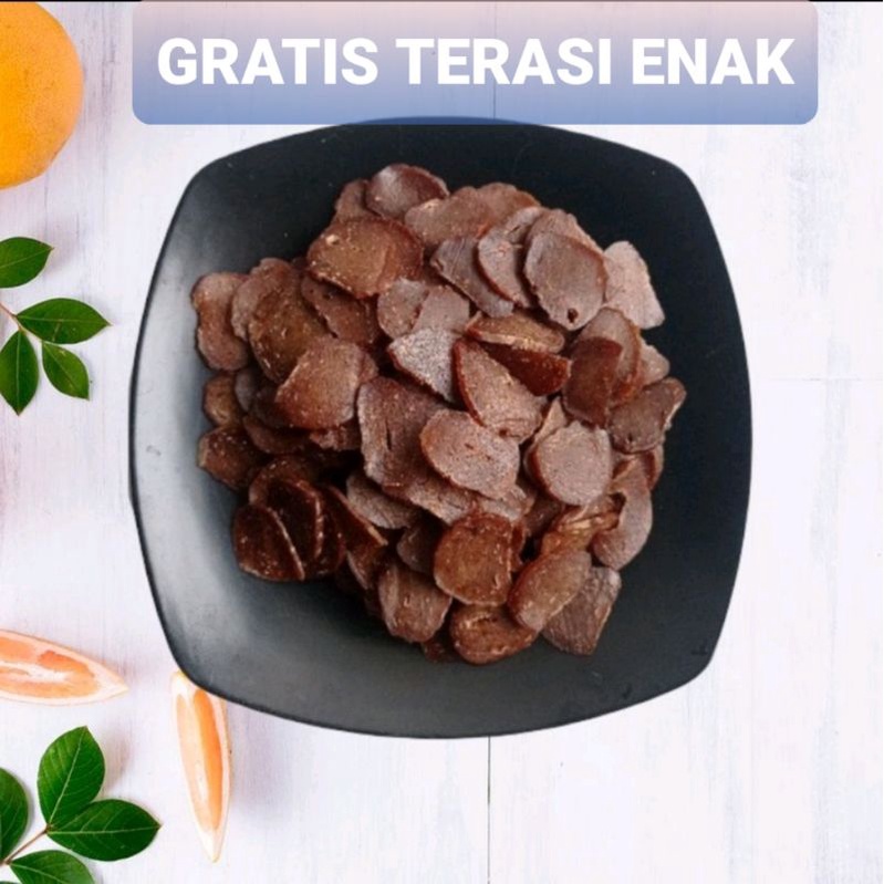 

Kerupuk Jengkol Hitam 250 Gram GRATIS terasi enak khas cirebon