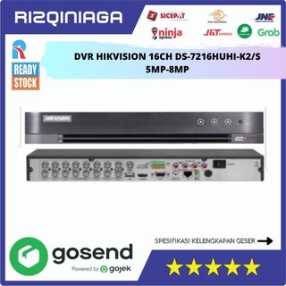 Dvr Hikvision 16 Ch 5mp Ds 7216 Huhi K2 Ch Untuk Cctv Bergaransi Murah Shopee Indonesia