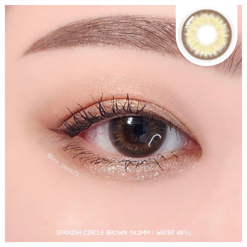 MIKHAYLOVESHOP Softlens Spanish Circle Brown | EOS Princess