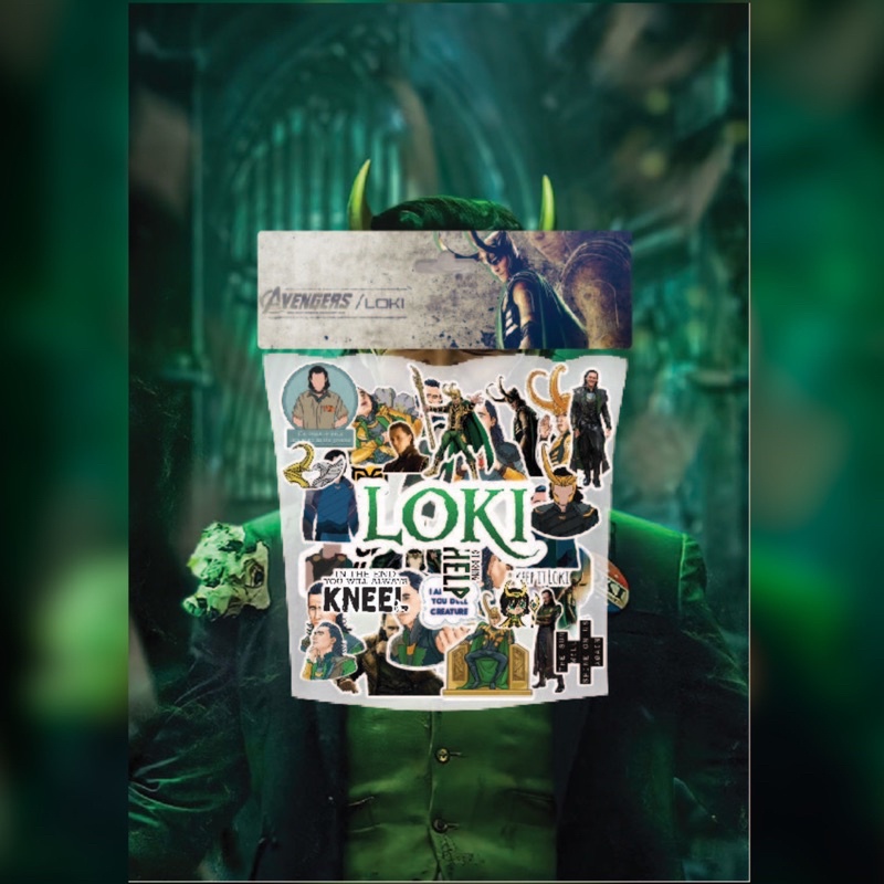 

[31 PCS STICKERS] Stickers LOKI untuk laptop, hp, dll sudah dicutting