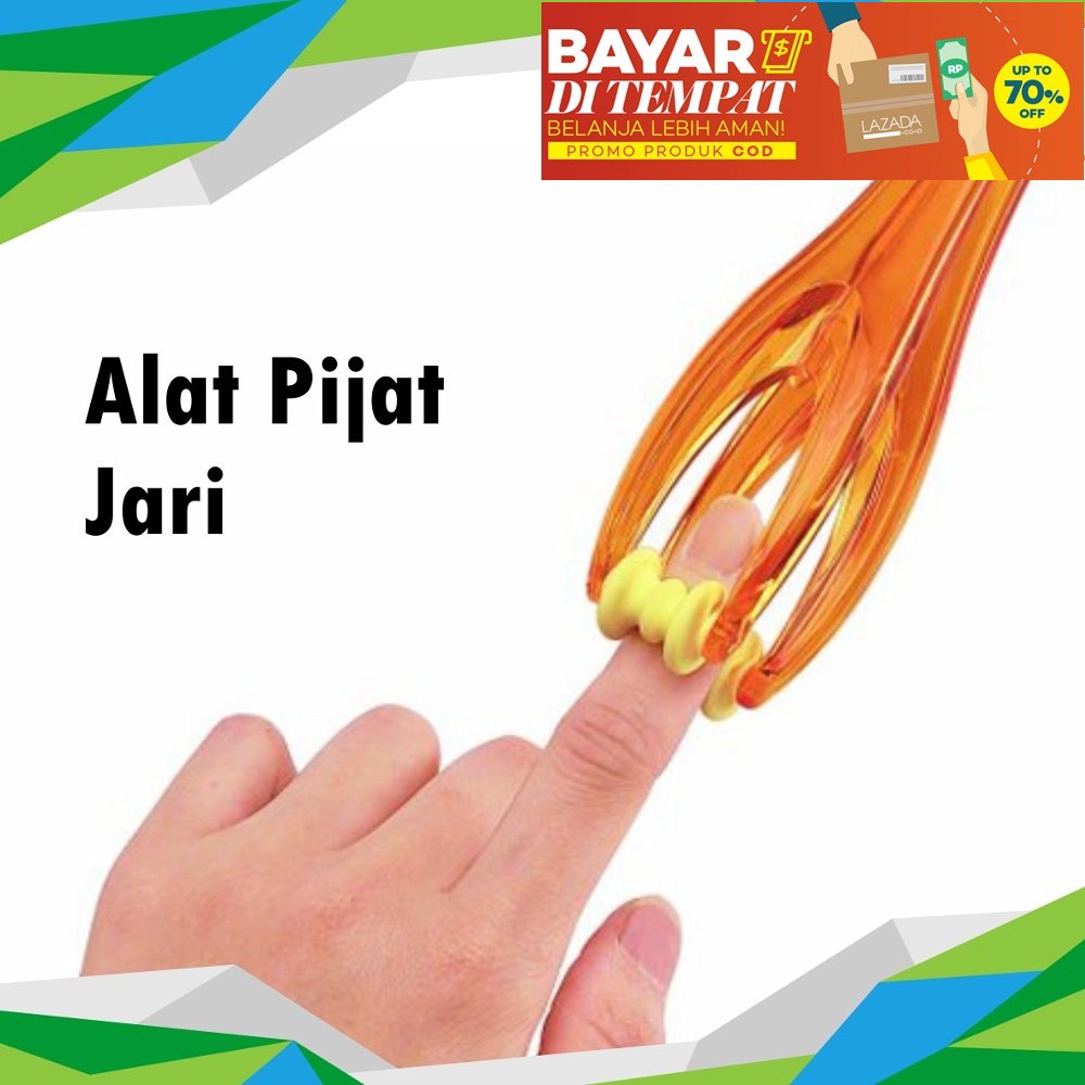 ALAT PIJAT JARI / TERAPI PIJAT JARI FINGER ROLLER REFLEKSI - WARNA ACAK