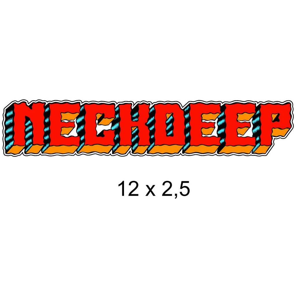 sticker printcut neck deep