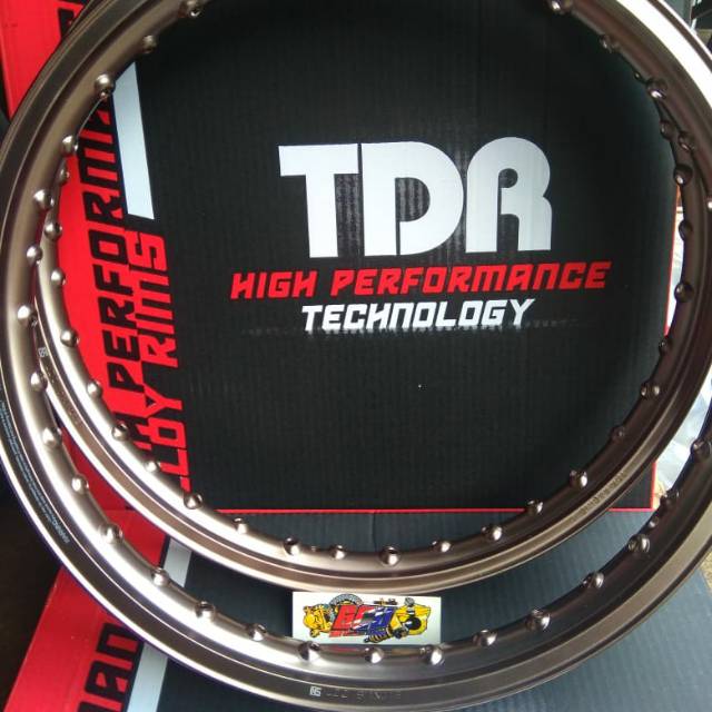 Velg TDR ER shape Ring 17 titanium brown harga untuk 1pcs / ukuran 160