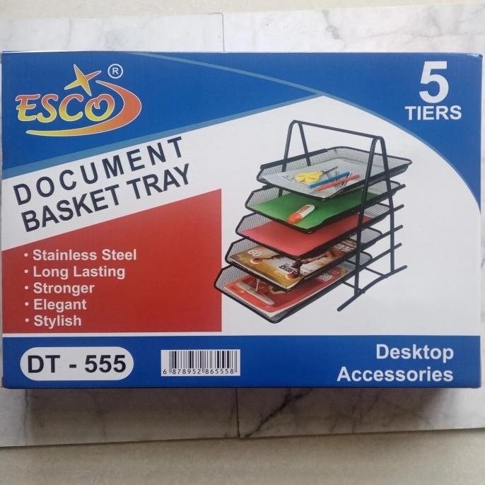 

[[COD]] Document Tray 5 Tingkat Document Organizer Rak Kertas File OBRAL Kode 902