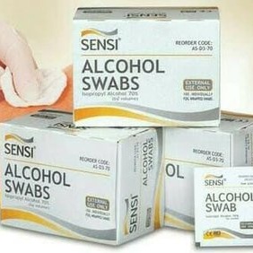 Sensi Alkohol Swabs / SWAB Tisu Alkohol / alcohol swab