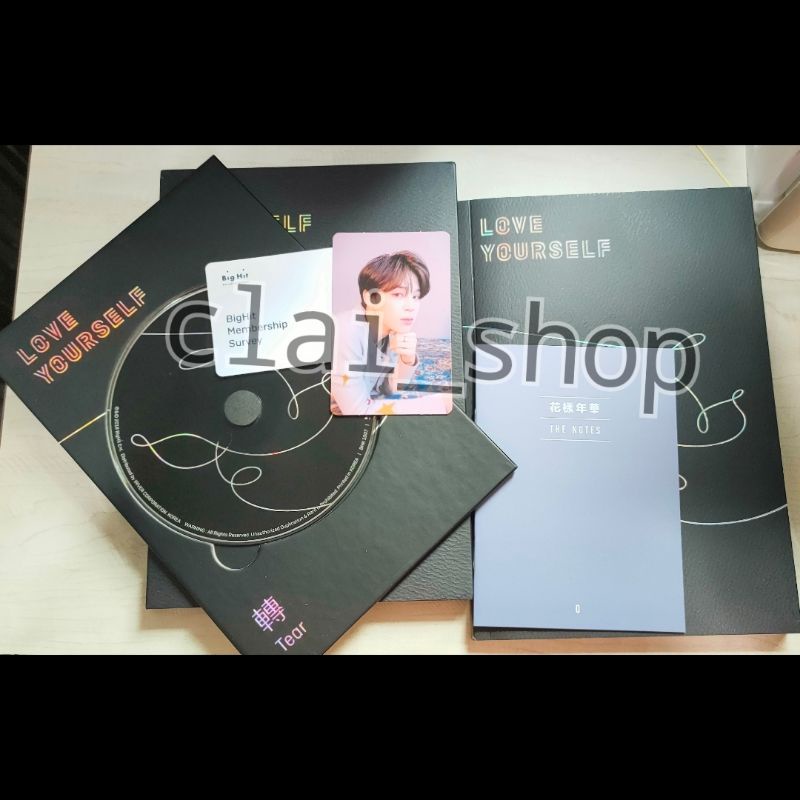 BTS Photocard Tear O album unsealed Jimin maung atau bundle