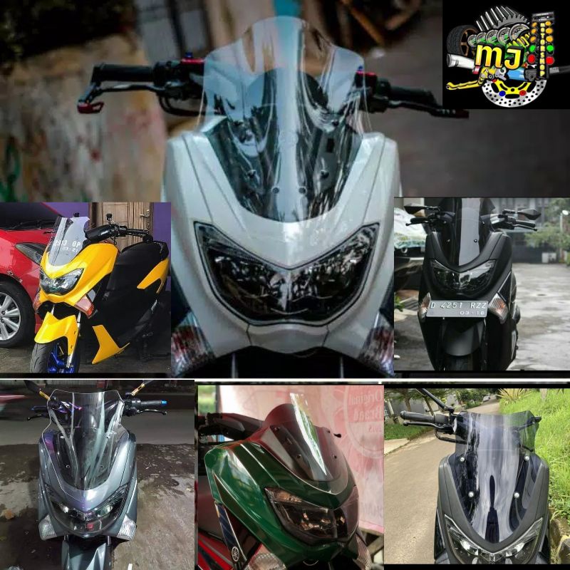 Winshield Nmax Tameng Kaca Depan Nmax Model Sectbill/Visor nmax lama vector