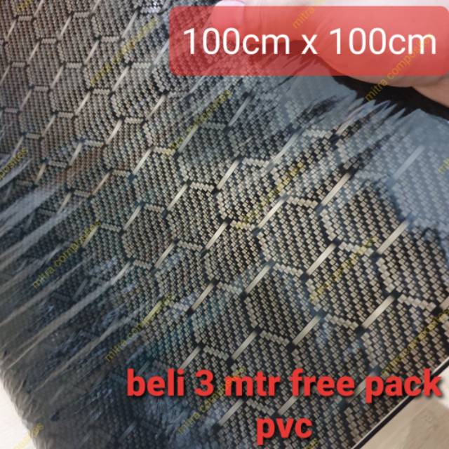 Carbon celup wtp water transfer printing film hydrographic hexagon hitam wtf film