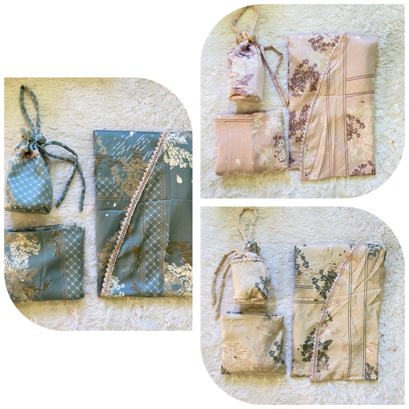 [NEW Motif Senada Ready COD] Mukena Armaniyah travelling dewasa | Mukena Printing Set Mukena Silk Premium 2in1 hampers | mukena silk silky premium 2in1