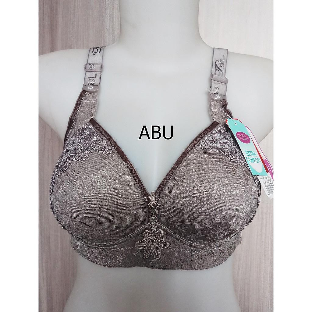 PIAOLI | BRA KAIT 3 SUPER JUMBO Bra Wanita Tanpa Kawat | BH Piaoli Motif 913