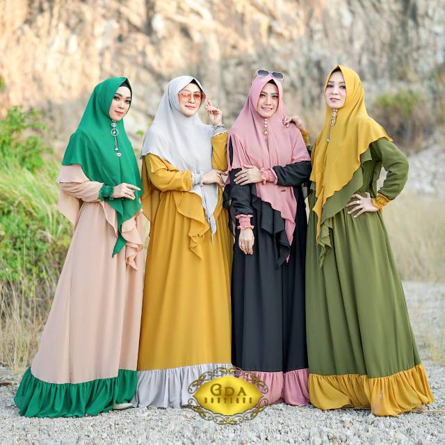 GAMIS ZAURI SYARI by GDA BOUTIQUE GAMIS SYARI CANTIK
