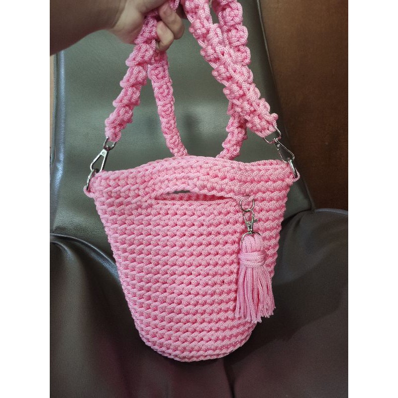 Handmade Crochet Bag Tas Crochet Sling Bag Tas Rajut