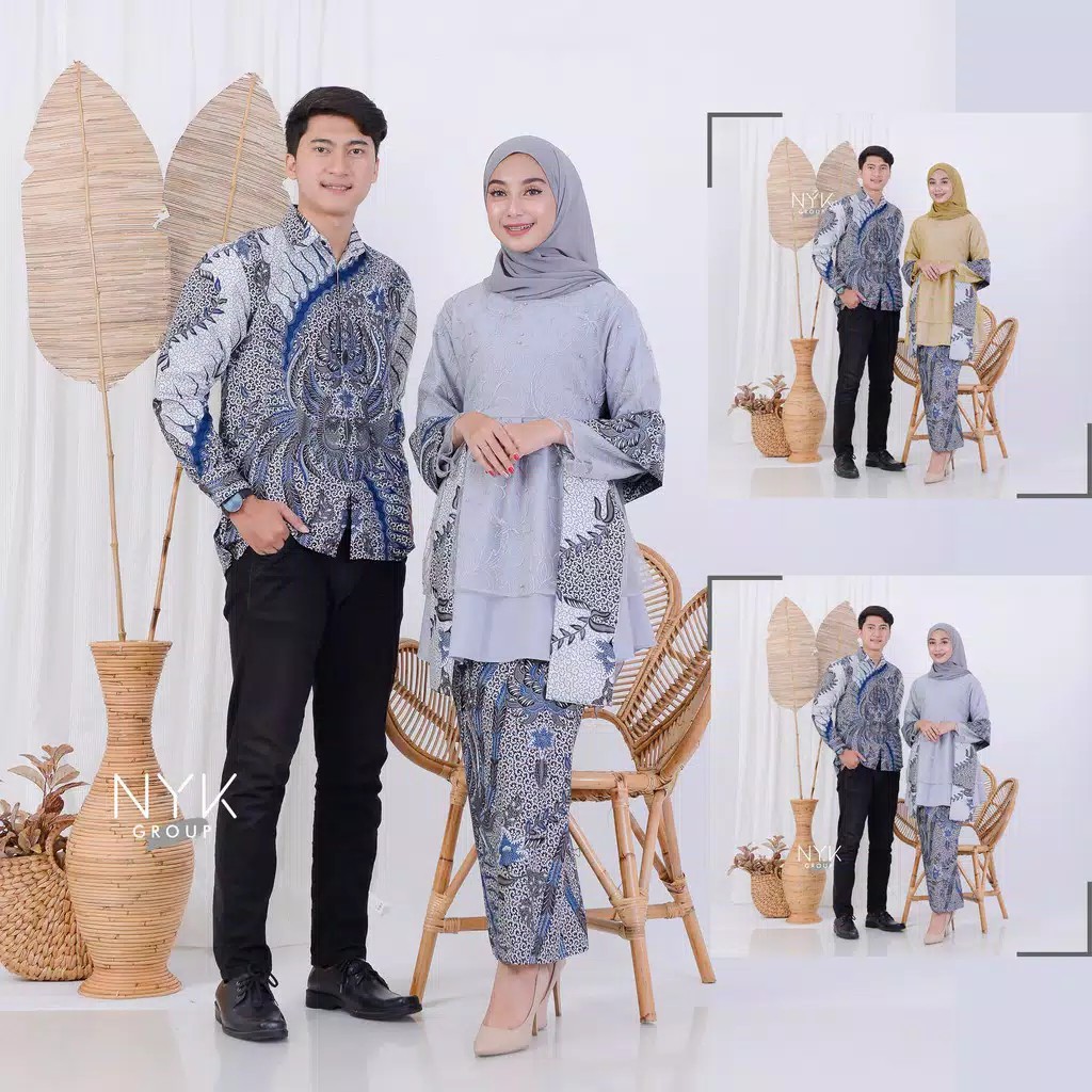 New Collection Nayaka Batik - Batik Couple Elsa Tulle Rempel Ceruti