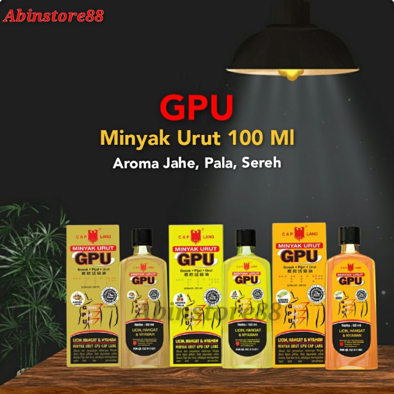 GPU Minyak Urut 100ml