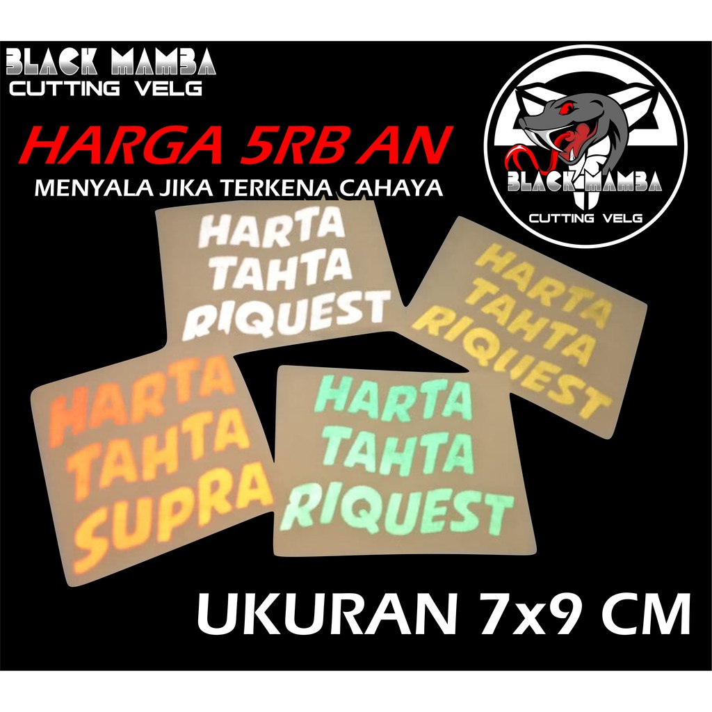 

HARTA TAHTA RIQUEST STIKER CUTTING, STICKER TIMBUL HARTA TAHTA RIQUES