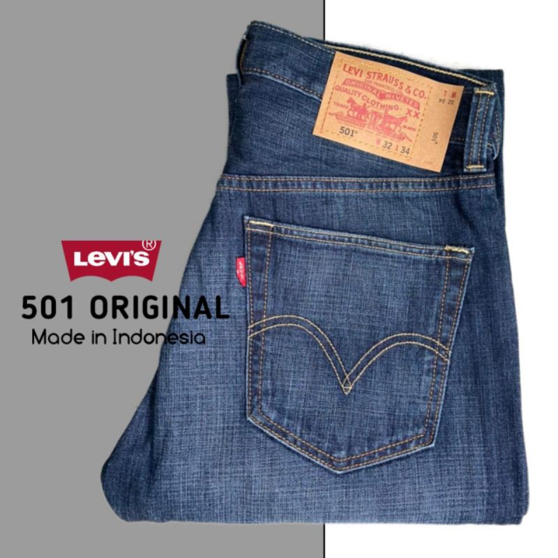 Celana Jeans Pria Levis Original 501
