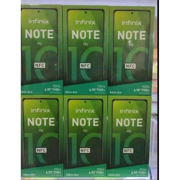 Infinix Note 10 Pro  Ram 6/64GB /+ 8/128 GB Garansi Resmi